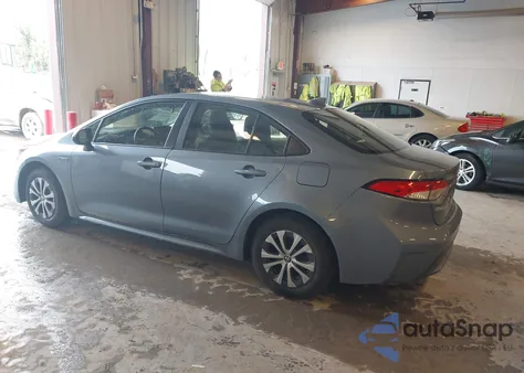2020 Toyota Corolla Hybrid Le from USA, damaged, VIN JTDEBRBE2LJ015742